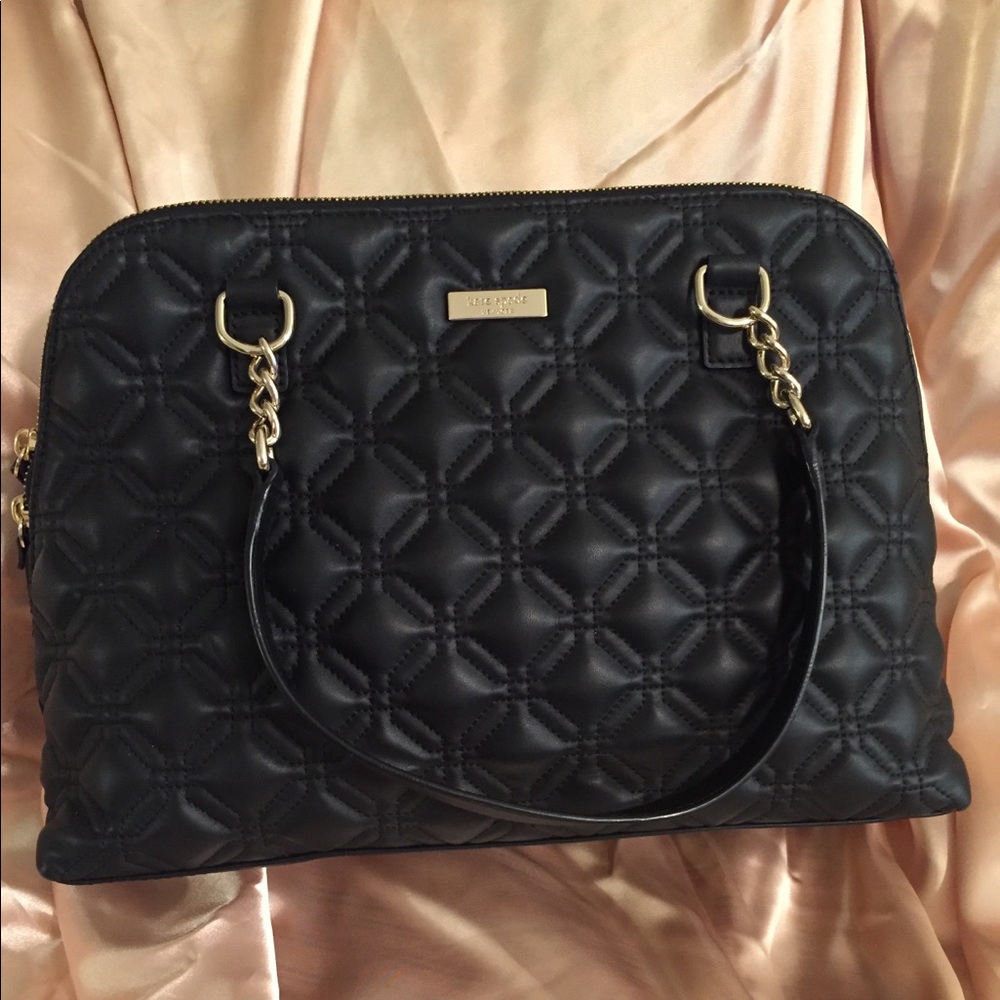 Kate Spade NWOT quilted dome satchel.
